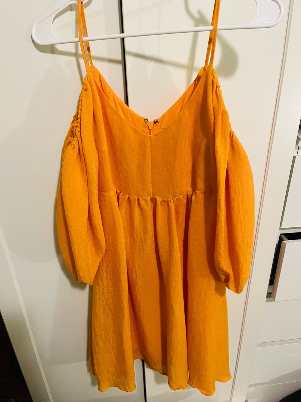 Moulinette Soeurs Bright Egg Yolk Mini Dress